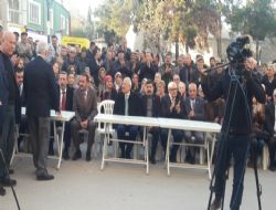 Kocamazı Mut ilçesinde coşkulu bir kalabalık karşıladı